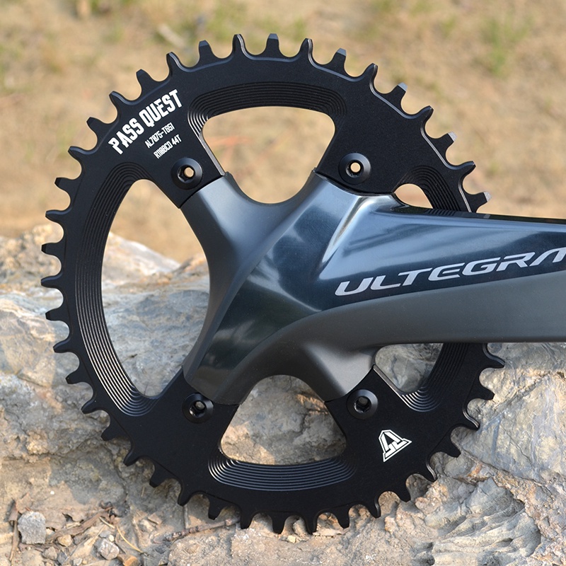 .Chainring PASS QUEST R สำหรับ Shimano R7000/R8000/R9100 ขนาด 110BCD ทันสมัย ปรับได้ตั้งแต่ 36T-58T 