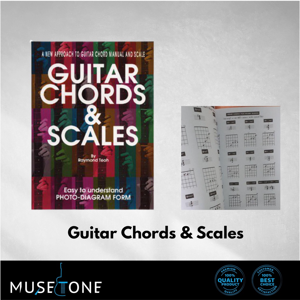 Guitar Chords & Scales โดย Raymond Teoh Book Music Book Gitar