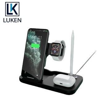 Luken three-in-one ที่ชาร์จโทรศัพท์มือถือไร้สาย ชาร์จเร็ว สําหรับ App Huawei