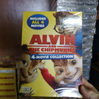 DVD BOXSET ALVIN AND THE CHIPMUNKS 4 MOVIE COLLECTION