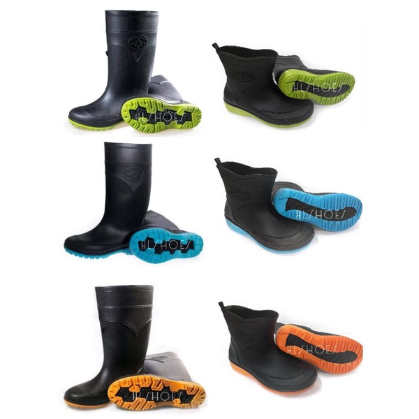 💥ส่งฟรี💥รองเท้าบูทกันน้ำ Arrow star สูง7",12"ไซส์ 9-11.5"