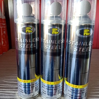 สีสเปรย์ "บอสนี่ สแตนเลส สตีล 200 cc BOSNY STAINLESS STEEL SPRAY PAINT