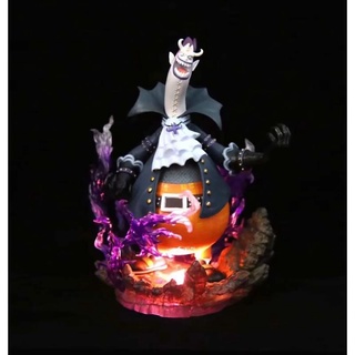 พร้อมส่ง โมเดลฟิกเกอร์ One Piece GK Kings Seven Wuhai Moonlight Moria Base เรืองแสง W5vb