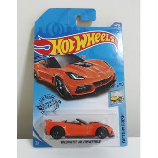 รถเหล็ก Hotwheels 19 CORVETTE ZR1 CONVERTIBLE (ib013)