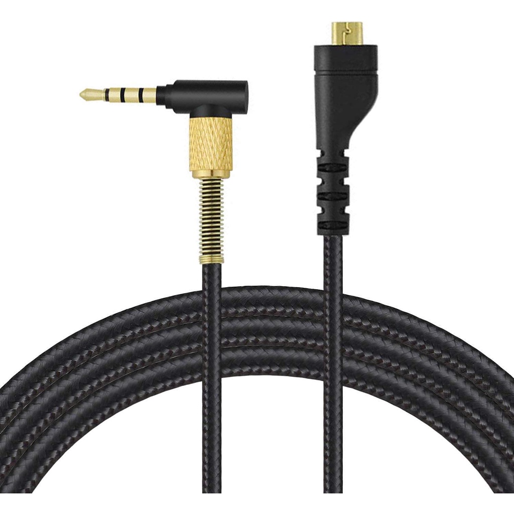 สายสัญญาณเสียงทดแทนที่ได้รับการอัพเกรดสําหรับ SteelSeries Arctis 3, Arctis 5, Arctis 7, ไร้สาย Arctis Pro, ชุดหูฟังสําหรับเล่นเกม Arctis Pro 2 ม./6.5 ฟุต