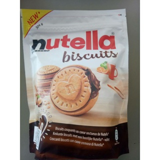 🔥แนะนำ🔥 Nutella Biscuits 304g บิสกิตสอดไส้ครีมโกโก้ผสมเฮเซนัท