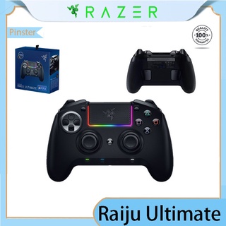 Razer Raiju Ultimate PS4 จอยเกมไร้สายบลูทูธ โหมดคู่ USB สําหรับคอมพิวเตอร์ PC