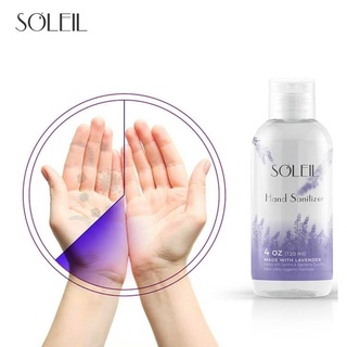 แท้💯% [เคาน์เตอร์อเมริกา/เช็คใบเสร็จได้] เจลล้างมือ Soleil Lavender Hand Sanitizer 120ml