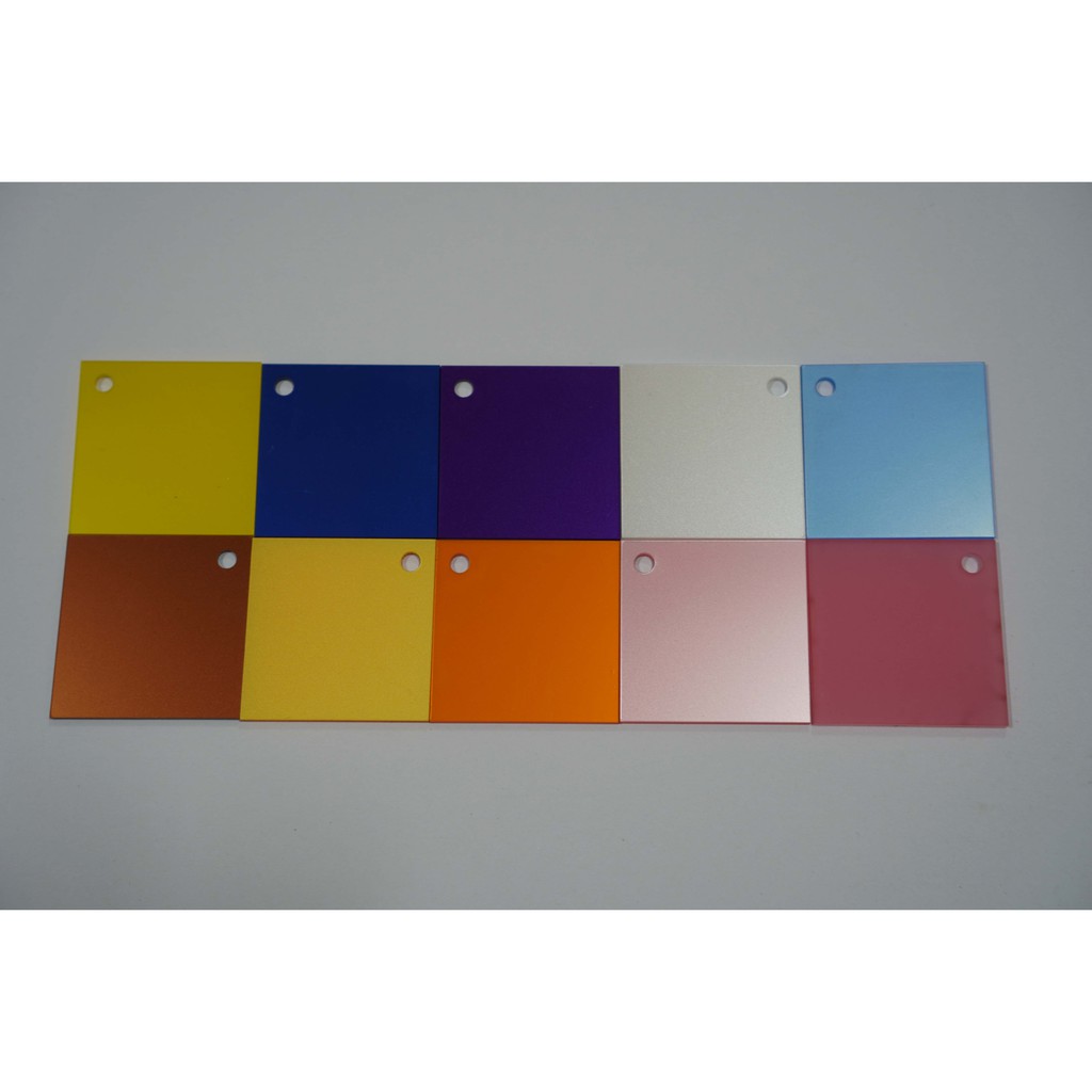 แผ่นอะคริลิค สีมุก ( PEARL COLORS) หนา2มิล ขนาด30×30ซม.