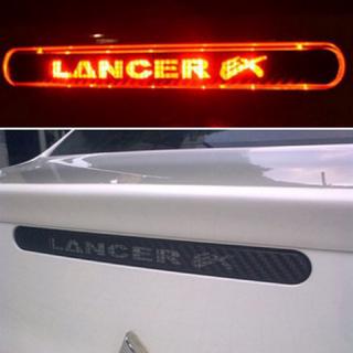 สติ๊กเกอร์คาร์บอนไฟเบอร์ lancer ex 9 10 high positioned สําหรับ mitsubishi lancers รถยนต์