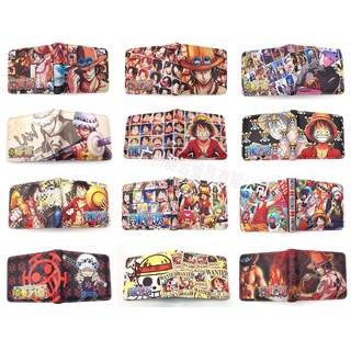 กระเป๋าสตางค์ลําลอง หนัง Pu ลายการ์ตูนวันพีช เหมาะกับของขวัญ สําหรับเด็กผู้ชาย และเด็กผู้หญิง