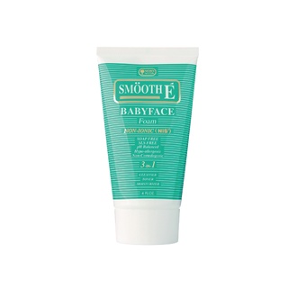 Smooth E Babyface Foam สมูท อี เบบี้ เฟส โฟม 4 ออนซ์ 120 กรัม สูตรไร้ฟอง ปรับสมดุลผิว ขจัดความมัน ไร้สิว ผิวชุ่มชื้น