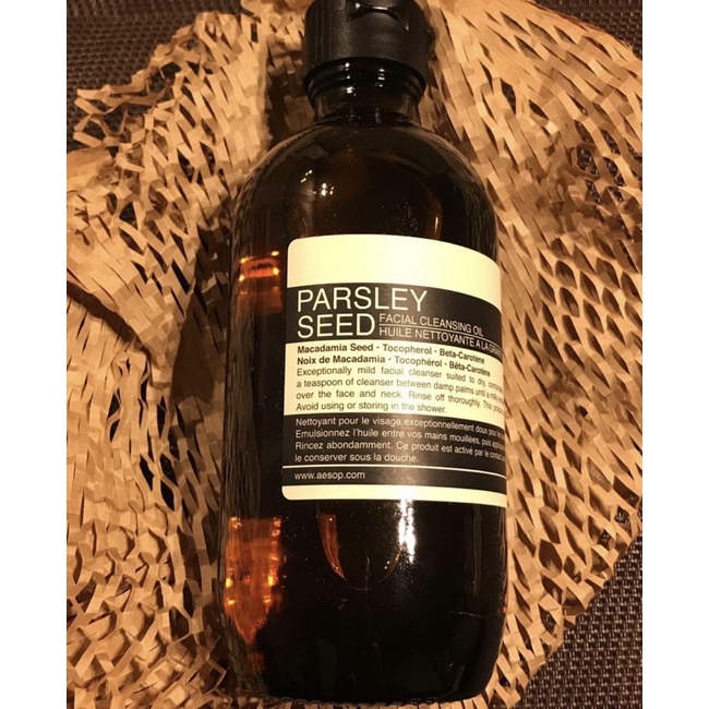 Aesop Parsley Seed Facial Cleansing Oil. คลีนเซอร์สูตรออยล์ขจัด