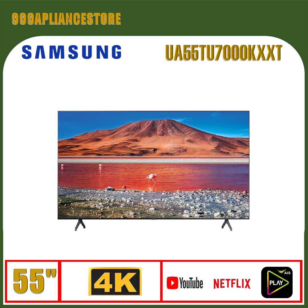Samsung 4K 55" UA55TU7000KXXT Crystal UHD 4K Smart TV