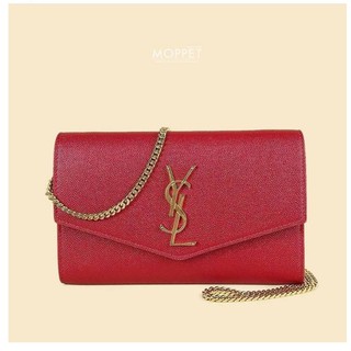 MP-11920 Used Saint Laurent Kate Woc In Red Leather GHW-Moppet Brandname