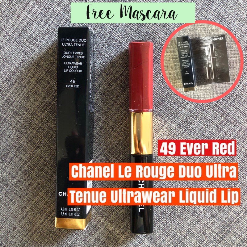 (แท้100%) Chanel Le Rouge Duo Ultra Tenue Ultrawear Liquid Lip