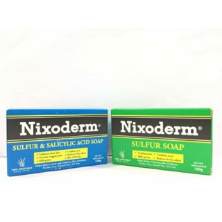 พร้อมส่ง✅Nixoderm soap สบู่ลดสิวหัวดำ สิวอักเสบ สิวไขมันอุดตัน