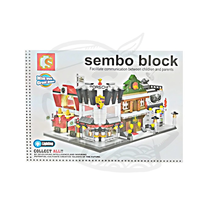 เซมโบ้บล็อก เลโก้ SEMBO BLOCK LEGO (เมือง)