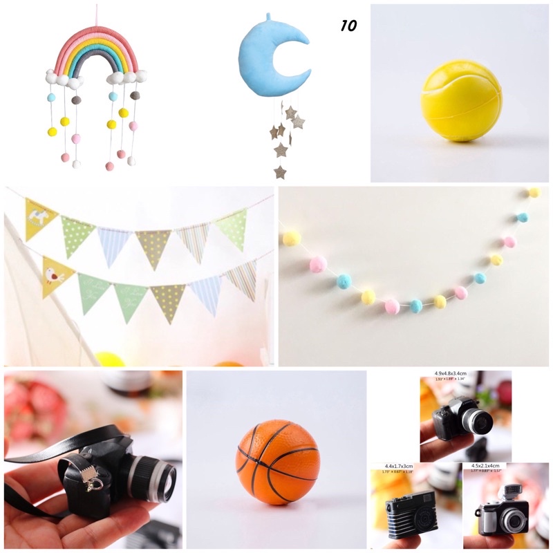 พร็อบถ่ายรูปเด็กทารก จัดแต่งมุมฉากเพื่อถ่ายรูป