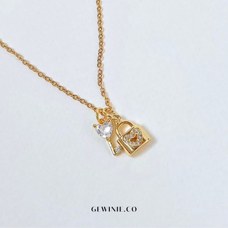 Gewinie.co - Key Lock Necklace สร้อยคอ