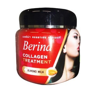 กระปุก 500g.🐞Berina Collagen Treatment เบอริน่า คอลลาเจน ทรีทเมนท์ อัลมอนด์ สำหรับผมที่ผ่านการทำสี ดัด ยืด ผมเสียรุนแรง