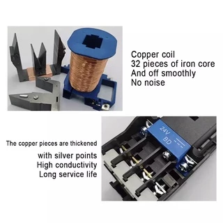 12V 24V DC แมกเนติก CJX2 DC Magnetic Contactor แมกเนติกคอนแทคเตอร์ คอยล์กระแสตรง คอนแทคคุณภาพสูง**ห้ามใช้กับไฟบ้าน