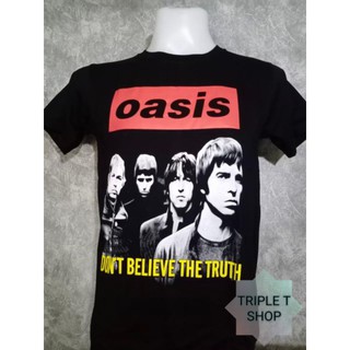 เสื้อยืดคอกลม สกรีนลาย OASIS (รหัส 18)