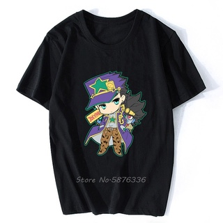 [S-5XL] เสื้อยืด พิมพ์ลายคอสเพลย์ Jojo Bizarre Adventure Joseph Kujo Jotaro Higashikata Josuke Giorno Giovanna สไตล์คลาส