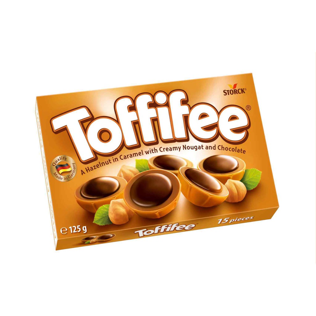 Toffifee Chocolate Caramel Candies 125g. ท๊อฟฟี่ช็อกโกแลตคาราเมลแคนดี้ 125 กรัม