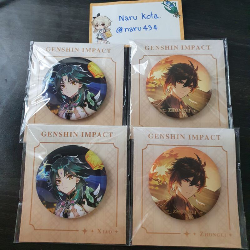 พร้อมส่ง อัพเดท Xiao,Childe,Ayato,Raiden เข็มกลัด Genshin Impact ของแท้จากร้าน Official