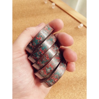 🌲 PINE NEEDLE AND CANDY WASHI TAPE วาชิเทป Xmas Christmas 🎄 คริสต์มาส เทป