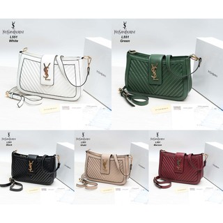 Ysl กระเป๋าพร้อมกล่องใส่ของ L551