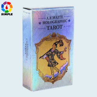 A.E. Waite Holographic Tarot 78 Card Game