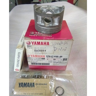 ลูกสูบชุด ขนาดเบอร์1.00 สำหรับรถรุ่น Yamaha Sprak-z ของแท้ รหัสสินค้า 5TN-E1630-40 มีลูกสูบ แหวน สลักลูกสูบ คลิ๊ปล็อค