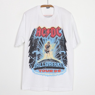 [S-5XL]เสื้อยืดแขนสั้น โอเวอร์ไซซ์ ลายวง BOMBA ACDC สไตล์ฮิปฮอป สตรีท แฟชั่นเรโทร