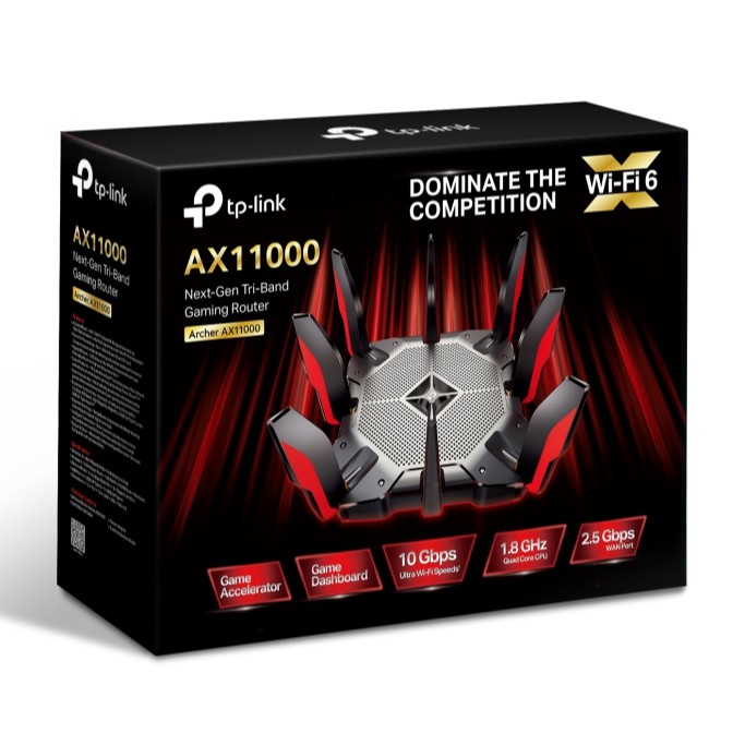 TP-LINK (Archer AX11000) Next-Gen Tri-Band Gaming Router