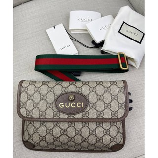 (ผ่อน0%)📌แท้💯 Gucci GG Supreme Belt Bag(ไม่แท้คืนเงิน)