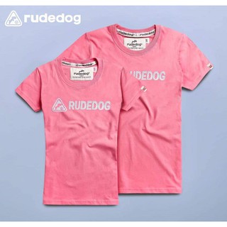 rudedog เสื้อคอกลม  ชาย หญิง  รุ่น วินเนอร์ สีชมพู