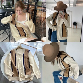 Earth Tone🍮🍯Korea knitted Cardigan🍦☀ เสื้อไหมพรมคาดิแกน สีเอิร์ทโทน สไตล์เกาหลี