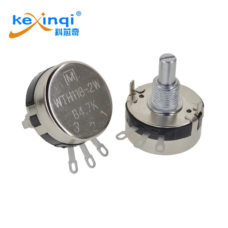 (1 ชิ้น) WTH118 Potentiometer 2W 1A 1K 2.2K 4.7K 10K 22K 47K 100K 470K 1M DIY ชุดอะไหล่ ราคา ถูกที่สุด ดีลบีเคเค แกลเลอรีภาพที่ 6