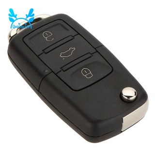 3 Button Replacement Keyless Entry Remote Car Flip Key Shell Fob Case for Jetta Beetle