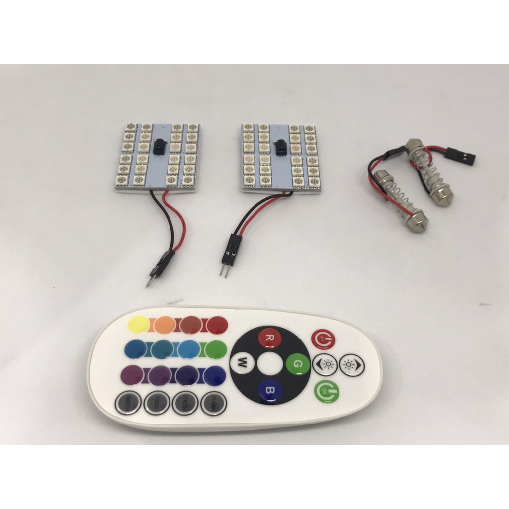 ไฟเพดาน,led,แผงไฟเพดาน,รีโมทled,ไฟเพดานled, LED แบบเปลี่ยนสี พร้อมรีโมท 12 ชิป / 24 ชิป (ชุด) - รูปที่ 4