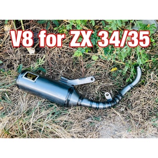 [พร้อมส่ง] ท่อv8เทียบ ท่อv8รถป็อป Zx 34/35 สูบนอน ทรงกระดก