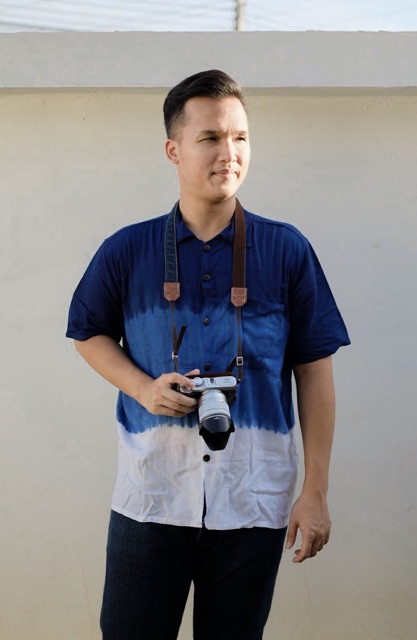 เสื้อเชิ้ตมัดย้อมผู้ชาย 💙