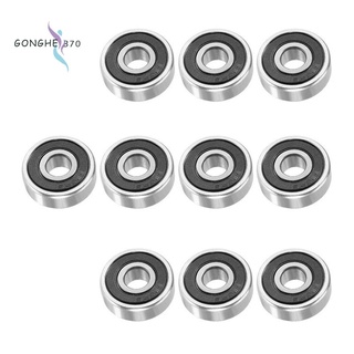 10pcs 628RS 8mmx24mmx8mm Double Sealed Miniature Deep Groove Ball Bearing