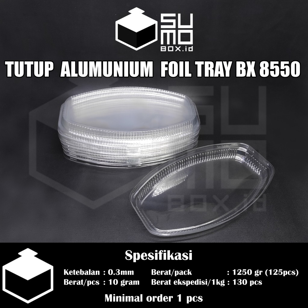 OX 8550 MICA LID / OX-8550 ถาดอลูมิเนียมฟอยล์ LID (เฉพาะฝา)