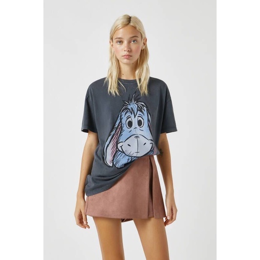 เสื้อยืด Zr winnie the pooh / เสื้อยืดดิสนีย์ / เสื้อยืดด้านบน / เสื้อยืด eyore / เสื้อยืดผู้หญิง / 