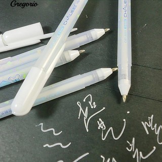 Gregorio ปากกาหมึกเจล 0 . 8 มม . สีขาว