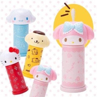 Sanrio 🍒กล่องใส่ Cotton bud ลาย Sanrio🍒