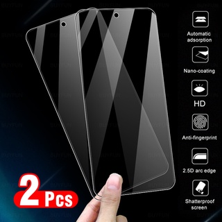 กระจกนิรภัยกันรอยหน้าจอสําหรับ Xiaomi Poco X3Pro Mi Pocox3Nfc Poko F X 3 F1 F3 X3Pro X3Nfc Pocof3 2 ชิ้น